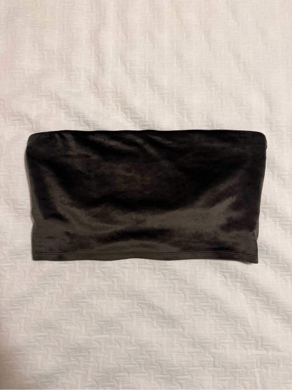 aerie Charcoal Gray Bandeau Tube Top